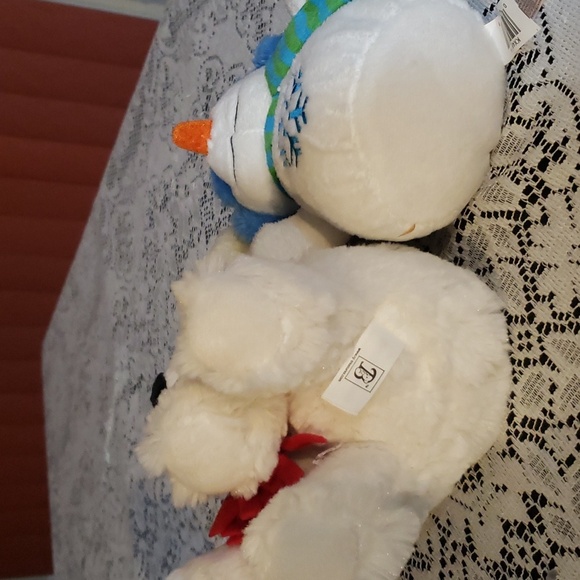 Plush Bear and Snowman Toy. - Picture 8 of 8